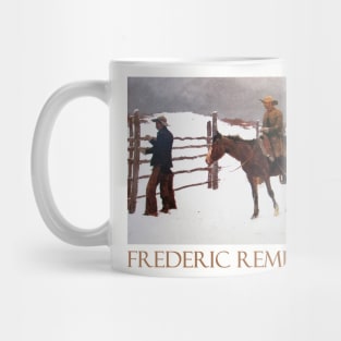 The Fall of the Cowboy (1895) by Frederic Remington Mug